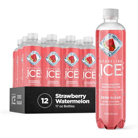 Buy Sparkling Ice Strawberry Watermelon Sparkling Water Zero Sugar
