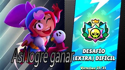 Así logré ganar el desafio EXTRA difícil de todo Brawl Stars YouTube