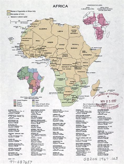 Political Map Of Africa With Capitals Map