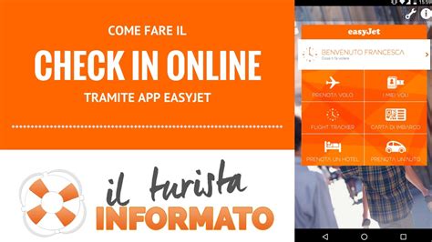 Come Fare Il Check In Online Easyjet Youtube