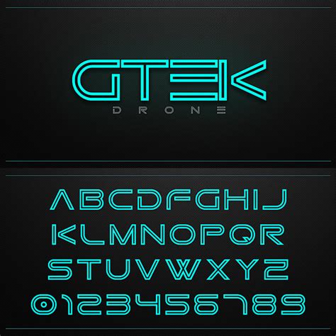 Gtek Technology Font Technology Lettering Fonts