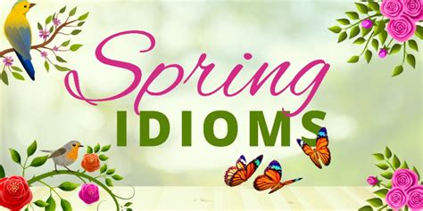 spring idioms english4future