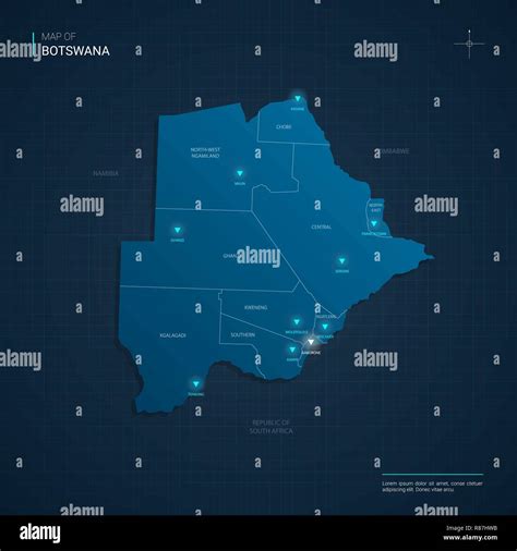 Botswana Map Vector Stock Vector Illustration Of Infographics Sexiz Pix