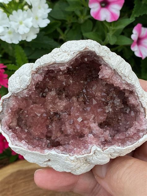 Pink Amethyst Geode Crystals 335 Aaa Highest Etsy Amethyst Geode
