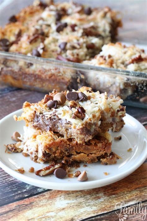 It's one of my favorite desserts of all time, and a the cornmeal seemed to sink to the bottom of the pan and form a thick layer, while. Seven Layer Cookie Bars are always a hit! A quick and easy dessert that requires very little ...