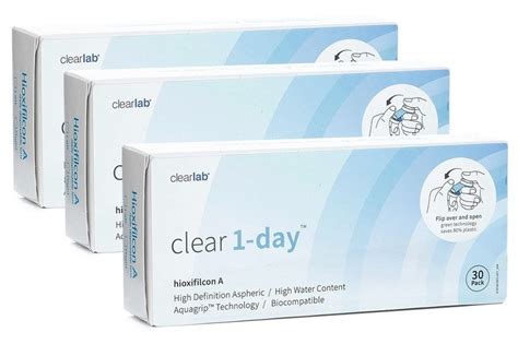 Clear1 Day 90 Contact Lenses EuEyeWear Com