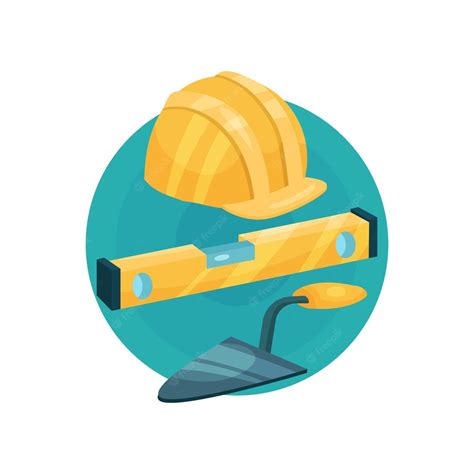 Premium Vector Builder Icon Construction Tools Cartoon Vector