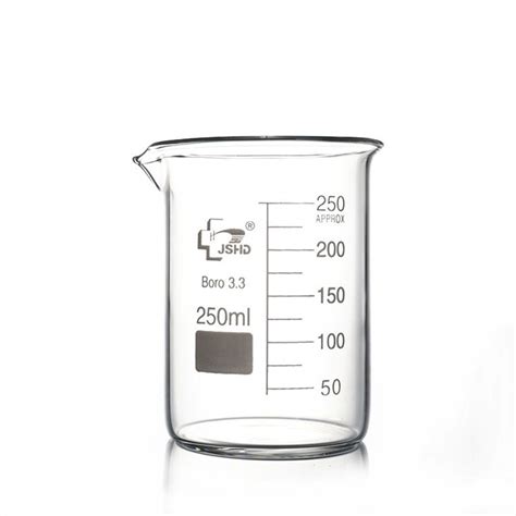 100ml 250ml 500ml Glass Beaker Suppliers China Price Huida Medical