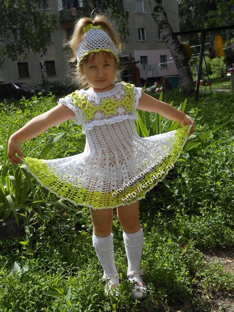 Платье для девочки — работа Елены Лебедевой