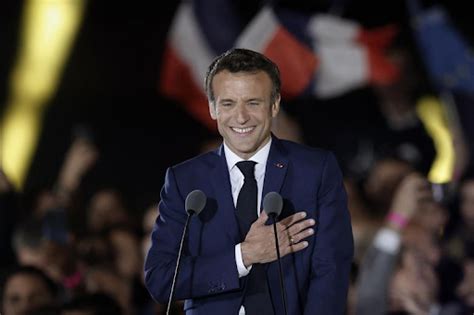 French President Emmanuel Macron Defeats Rival Marine Le Pen In