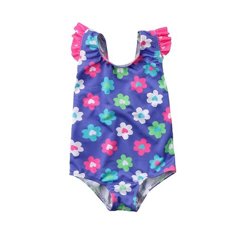 Cute Newborn Baby Swimsuit Princess Flower Swimwear Fruugo Uk