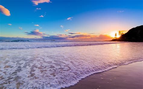 Free Download Beach Sunrise Desktop Background Hd Wallpapers