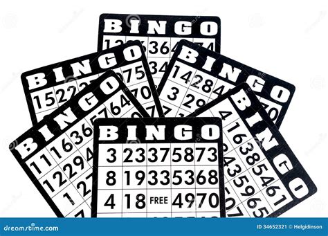 Tarjetas Del Bingo Imagen De Archivo Imagen De Apuesta 34652321