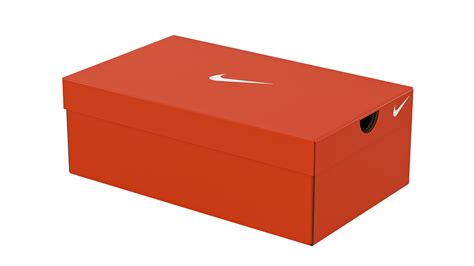 Nike Shoe Box Orange 3d Model By Murtazaboyraz