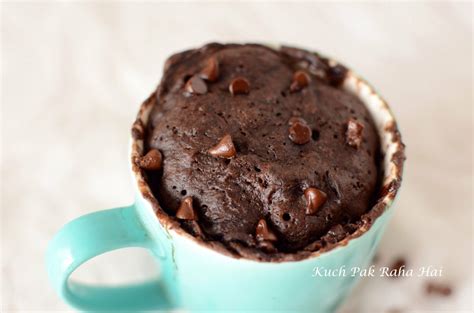 Eggless Microwave Chocolate Mug Cake In 2 Minutes