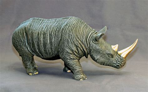 Buy Custom Bronze Rhinoceros White Rhinoceros Rhino Figurine Statue