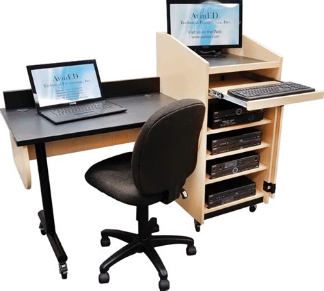 Pd60 Ada Compliant Podium Desk Avined Technical Furnishings