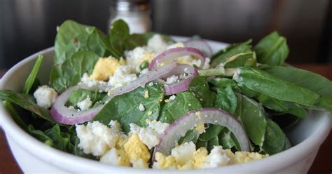 Spinach has many charms — truly singular flavor, the ability to be transformed by cooking in myriad ways, its famous health benefits — but salad is in these groups, the wilted and the braised are more likely to make satisfying main dishes; CONNIE'S FRESH SPINACH SALAD (Diabetic Enjoying Food ...