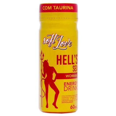 Hells Sex Woman Energy Drink Energetico 60ml Soft Love