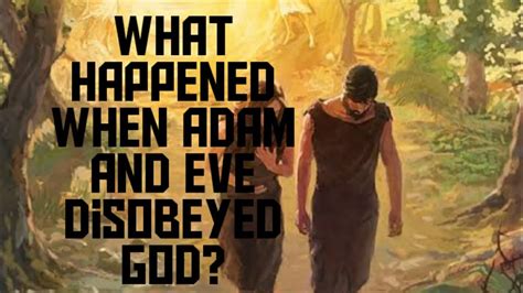 Adam And Eve Separated From God
