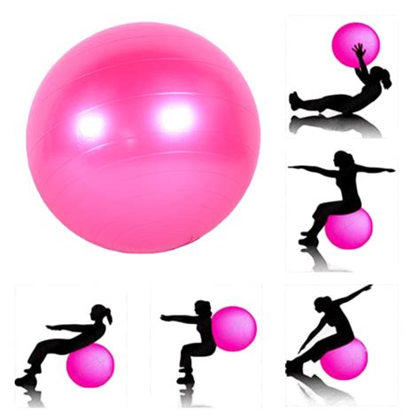 75cm Yoga Balls Pilates Fitness Smooth Balance Ball Fitball Training