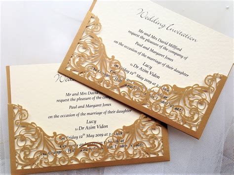 Gold Wedding Invitations | Gold Wedding Invites