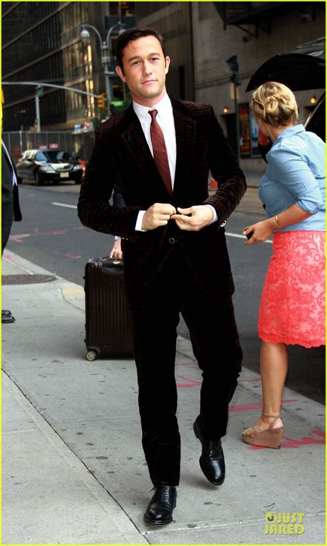 Mindy Kaling And Joseph Gordon Levitt David Letterman Guests Photo