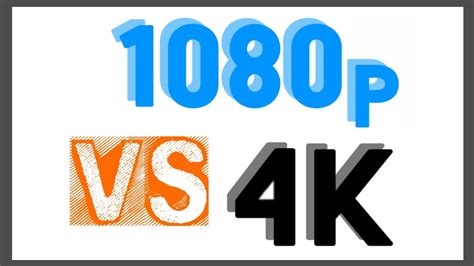 1080p Vs 4k Whats The Difference Youtube