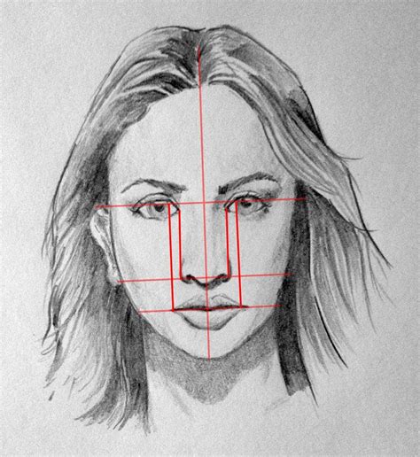 How To Draw A Face Facial Proportions Facial Proportions Face
