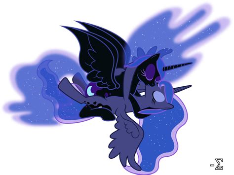 Nightmare Moon And Princess Luna Kissing Nm Ver By 90sigma On Deviantart