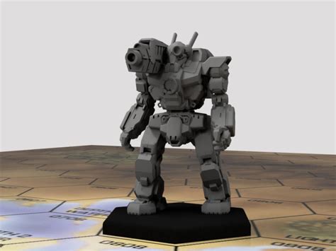 Battletech Miniatures Tro 3085 Clan Mechs Mwo Style 3d Printed On