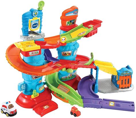 Tut tut flitzer sammlung parkhaus garage eisenbahn straßen autos. Vtech Tut Tut Baby Flitzer Polizeistation ab 44,39 ...