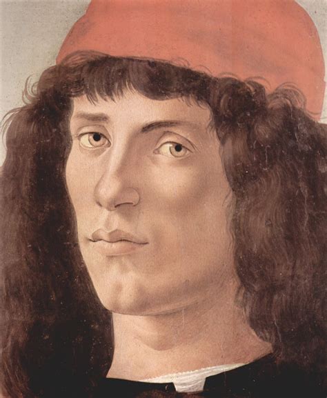 Portrait Of A Young Man With Red Cap Sandro Botticelli