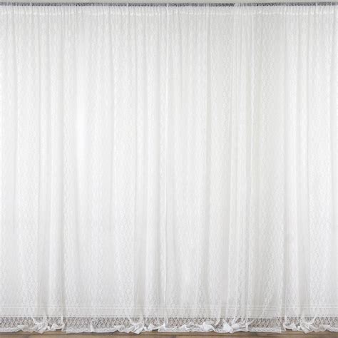 Balsacircle 10 Feet X 10 Feet Sheer Lace Backdrop Drapes Curtains