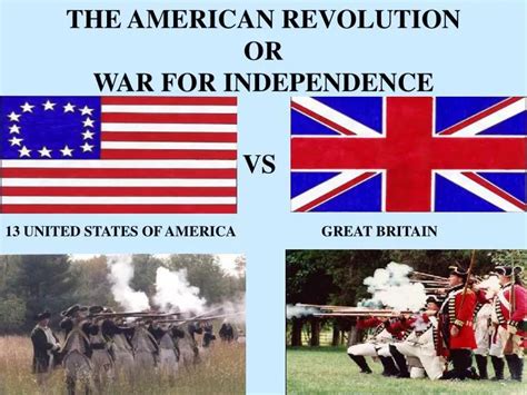 Ppt The American Revolution Or War For Independence Powerpoint