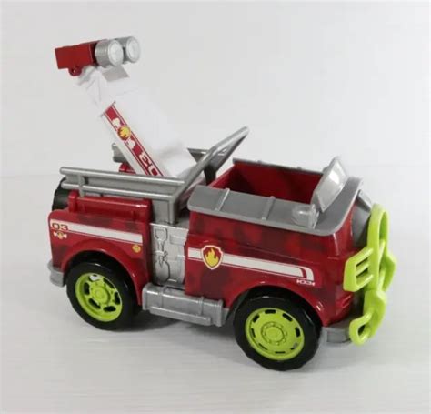 Paw Patrol Marshalls Jungle Fire Truck Rescue Vehicle Spin Master No