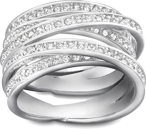 Silver Ring With Diamonds Png