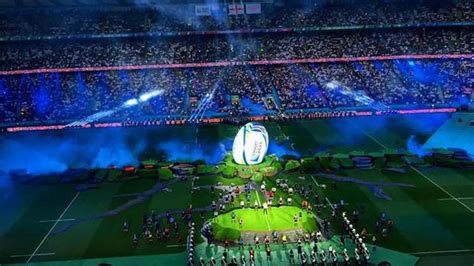 Video Les Images De La Superbe Cérémonie Douverture De La Coupe Du Monde Le Rugbynistère
