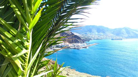 Walk along the old roman road and visit the glacial loriga river beach. madeira, Palm Trees, Landscape, Sea, City, Coast, Mountain, Beach, Island, Bay, Portugal ...