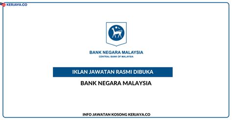 Permohonan jawatan kosong di bank negara malaysia 2020. Jawatan Kosong Terkini Bank Negara Malaysia ~ Konstabel ...