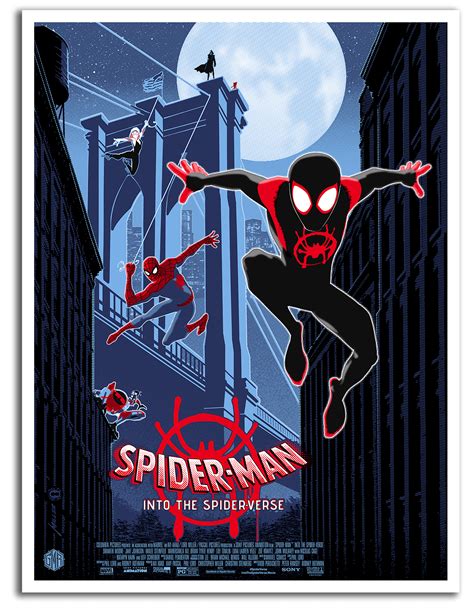 Spider Man Into The Spider Verse Alt Movie Poster Behance