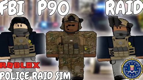 Fbi Hrt P90 Time Roblox Police Raid Simulator Youtube