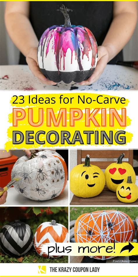 Pumpkin is a relatively easy and safe additive, maggiolo assures. 23 Pumpkin Decorating Ideas That Don't Involve Carving in ...