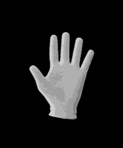 Waving Hand Gloves Animation 
