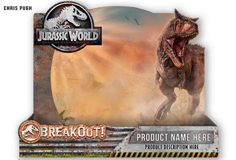 Artstation Jurassic World Breakout Toy Packaging Personal Project