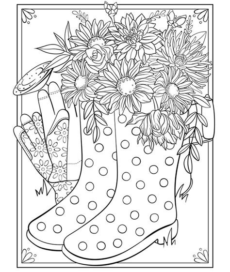 Rainboots Rain Hat Free Printable Coloring Page | atelier-yuwa.ciao.jp