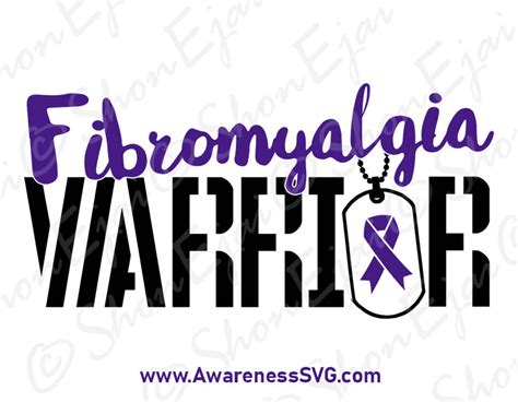 Fibromyalgia Awareness Svg Fibromyalgia Svg File Etsy