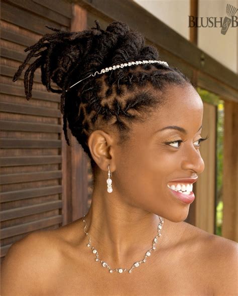 Black Dreadlocks Updo For Wedding Black Hairstyles