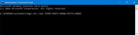 How To Change Windows 10s Product Key Using Command Prompt