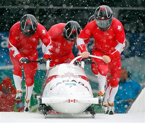Bobsleigh Mens Team Canada Official Olympic Team